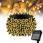 Flechllary Solar String Lights Outdoor Pack 100 Led, Warm White New. Price: $19.98.