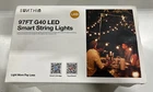 Sunthin 97FT G40 Led Smart String Lights, Waterproof, Shatterproof W/ 1 Spare Open. Price: $39.99.