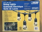 Feit Electric String Lights Commercial Grade 48FT Weatherproof 24 In/out New. Price: $50.00.