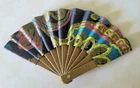 East Asian Multicolor Paper Cardboard Decorative Hand Fan New. Price: $5.00.