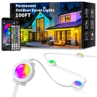 Yibulayin 100FT Permanent Outdoor Lights, Smart Rgb Eaves With App/rem... New. Price: $51.47.