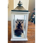 Target Wood Merry Christmas Lanterns With Deer Design By Melrose 18 Tall Used. Price: $35.00.