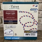 12' Red/white/blue Led Rope Light Plug & Twist Connect Extendable Up To 200 Ft. New. Price: $19.00.