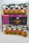 New Lot 2 Sylvania Twinkling Bee Light String 6' Summer Nights Indoor/outdoor C7. Price: $64.99.