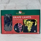 Kurt Adler Red Grape Electric String Lights 100 Micro Bulbs Indoor Outdoor Wine Open. Price: $24.50.