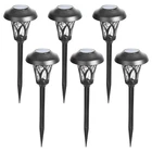 Gigalumi 6 Pack Solar Pathway Lights Outdoor, Metal Glass & Abs Landsca... New. Price: $56.25.