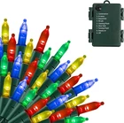 Uptotop Battery Operated Christmas Mini String Lights, 50 Led 16FT Multicolor New. Price: $14.99.
