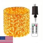 Resnice 200FT Warm White 600 Led Waterproof Plug-in Fairy String Lights Copper New. Price: $42.04.