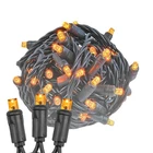 Novelty 11FT Christmas String Lights, 50 Amber/orange Led Bulbs On Bla... New. Price: $24.69.