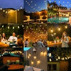 Led Outdoor String Lights 100FT Patio With 52 Shatterproof ST38 Vintag... New. Price: $56.95.