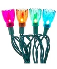 Kurt Adler UL10-LIGHT Multicolored Tulip Set Vintage Retro Style 22.6 Ft. New. Price: $27.00.