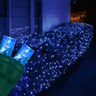 Blue Led Christmas String Net Icicle Lights Holiday Party Indoor Outdoor New. Price: $29.99.
