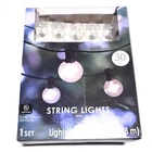 Ashland String Lights 30 Clear Globe 29 Foot Length Garden New. Price: $24.00.