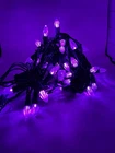 1 Set Ting Shen 32B Christmas String Lights Purple Bulbs, 50 Per Used. Price: $24.95.