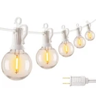 Led String Lights 69 Feet G40 Edison Bulbs Weatherproof White Brightown Outdoor New. Price: $74.99.