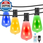 Auroraworld 35FT Outdoor String Lights Dimmable Rgb Color-changing Patio New. Price: $54.86.