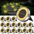 Senlukit Mini Solar Ground Lights 16 Pack Outdoor IP65 Waterproof Flat ... New. Price: $41.83.