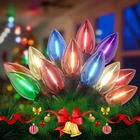 50FT Christmas Lights Outdoor, C9 Multicolor With Colored... New. Price: $44.69.