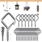 25 Pack Outdoor String Light Hooks With Safety Buckle, 2.16 Inch 304 Stainles... New. Price: $17.28.