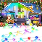 Mucccute 100FT Rgb Ic Outdoor Permanent Christmas Eaves Lights App/remote Contro New. Price: $97.99.