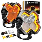 Novsight Halo Pro Series 6 Inch Led Spot Flood Pods For Jeep Atv With Wire Kit New. Price: $399.99.