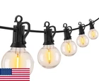 Brightown 100FT Led G40 Globe Outdoor Patio String Lights, 50 Bulbs, Weatherproo New. Price: $72.47.