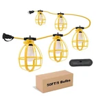 50FT Construction String Lights With Outdoor Extension Cord Safety Cover, 50W... New. Price: $95.99.