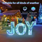 3 Pcs Led Lighted Joy Sign Christmas Holiday Decor Up For Outdoor New. Price: $87.91.