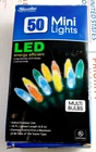 Sienna 50 Multicolor Led Mini String Lights Christmas Wgreen Wire Used. Price: $14.95.