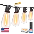 Lapitio 50FT Outdoor String Lights W/ Remote, Garden Patio Decor 2500K Warm New. Price: $49.12.