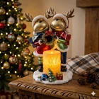 Christmas Indoor Outdoor Snowman Duo Resin Kringle Express 12 Lighted, Used. Price: $22.99.