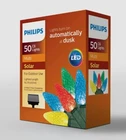 Philips 50CT Christmas Lights Solar Powered Faceted C6 String Multicolor New. Price: $29.99.