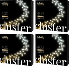 Twinkly Cluster Green Wire Christmas Lights, Gold & Silver, 19.7FT (pack Of 4) New. Price: $553.27.