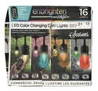 Enbrighten 24FT Rgb Outdoor String Lights 12 Bulbs Remote Weatherproof 37791 Open. Price: $104.99.