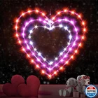 Illuminew Valentine's Day Heart Window Lights, 8 Lighting Modes, 12 Inch Led Han. Price: $58.22.