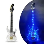 Led Light Electric Guitar Maple Acrylic Body Crystal Blue Sweet Sound New. Price: $299.00.