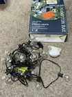 New Hampton Bay 25-LIGHT Ft. Outdoor Plug-in Globe Led G40 Bulb String-light Open. Price: $25.73.