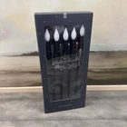 Pottery Barn Floating Candle String Lights Black 10 Halloween Nib Ob Open. Price: $119.95.