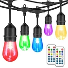 Mlambert 48FT Outdoor Patio Lights Waterproof Dimmable With Remote, Rgb Cafe ... New. Price: $54.92.