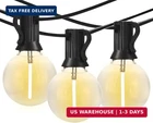 Banord 29FT Globe Outdoor String Lights, Shatterproof Patio With 15 Dimma New. Price: $30.92.
