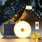 2-PACK Solar Camping String Lights 39.4FT Waterproof Powered Usb Rechargea New. Price: $58.52.