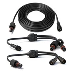 Govee 19.6FT Waterproof Outdoor Light Extension Cord 3-PIN IP68 Power Cable Y-sp New. Price: $59.38.