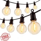 Xingzd 50FT G40 Led Patio String Lights Shatterproof Bulbs New. Price: $44.99.