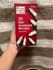 (holiday Lights) Home Accents 50 Clear Incandescent Mini New. Price: $10.00.