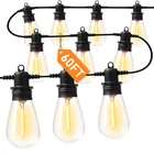 Jerritte 60FT Led Outdoor String Lights With 16+1 Edison Shatterproof IP65 Wa... New. Price: $26.18.