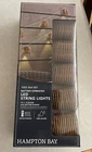 Hampton Bay 15 Foot 10 Bulb Battery Operated Led Rattan Shade String Lights New. Price: $15.99.