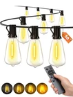 Vozuji Outdoor Patio String Lights 50FT Waterproof Remote Dimmabl New. Price: $39.85.