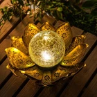 Dusvally Lotus Solar Light Outdoor Garden Decoration For Patio, Lawn, Gold New. Price: $25.67.