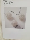 Ikea Solvinden 12 Lights Led String Indoor/outdoor Battery Operated White New. Price: $16.99.