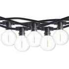 Bulbrite Outdoor/indoor 14 Ft. Plug-in G16 Led Black String Light W/ 10 Sockets New. Price: $15.99.